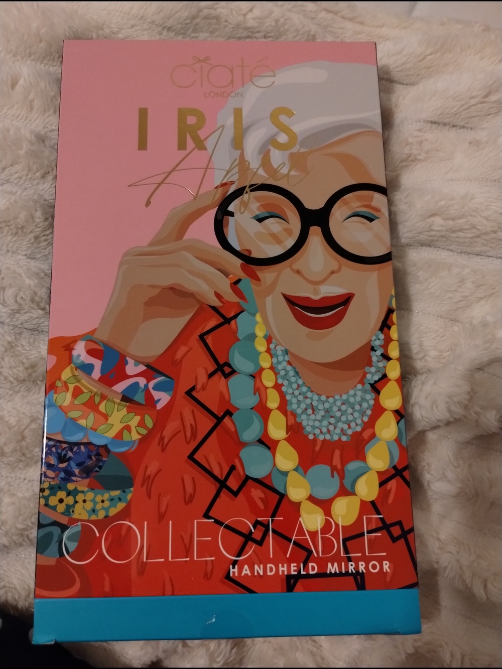 Ciaté London Iris Apfel Collectable Handheld Mirror - Pink & Red